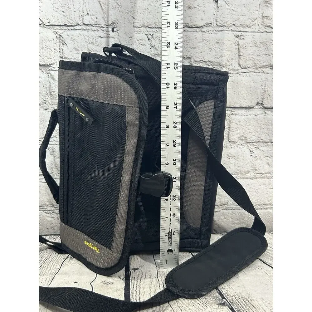 Targus Shoulder Messenger Bag Black W/Cell Pouch And 11